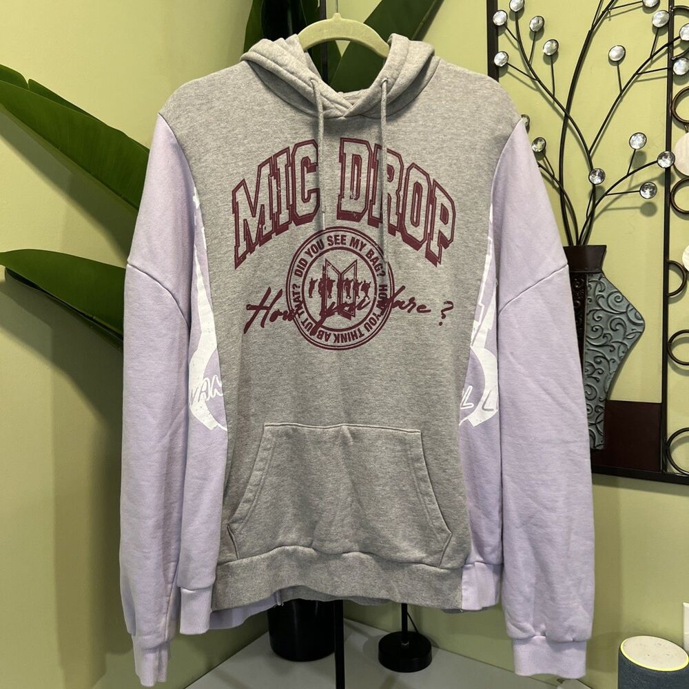 BTS Fortune Box Purple B Edition On Hoodie MIC DROP Official Goods KPOP Size XL